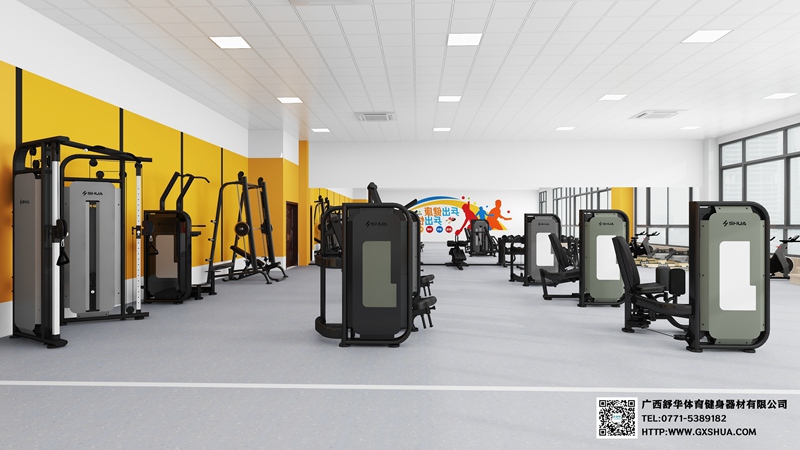 318m²企事业单位健身房 解决方案 318m²企事业单位健身房 解决方案